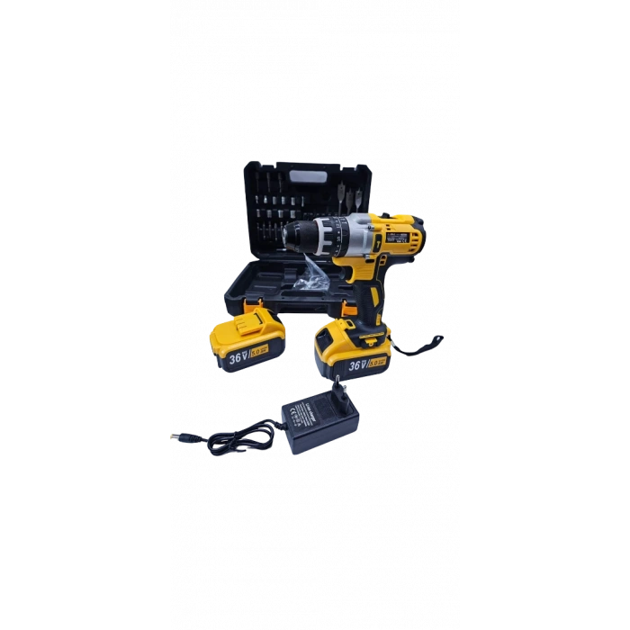 Akülü Darbeli Kömürlü Matkap 36V 5 AH