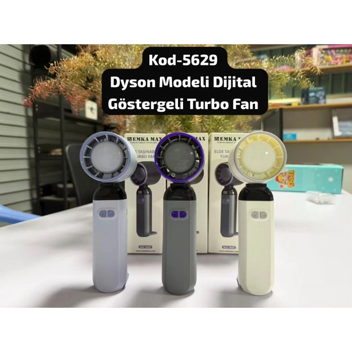 Dijital Göstergeli Mini Turbo Fan 5629