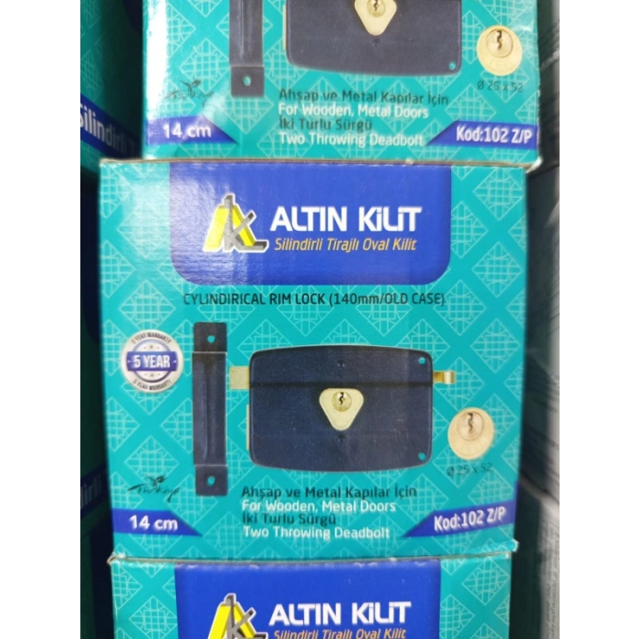 Tirajlı Kilit Oval ALTIN