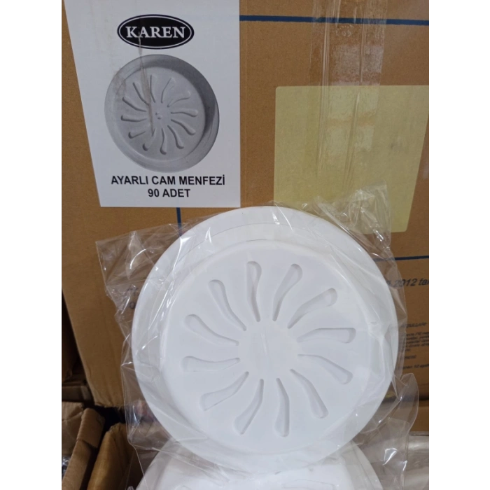 Ayarlı Beyaz Cam Menfezi