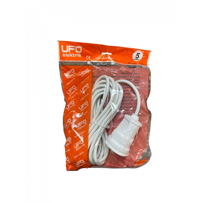 5MT Seyyar Tekli Uzatma Kablosu