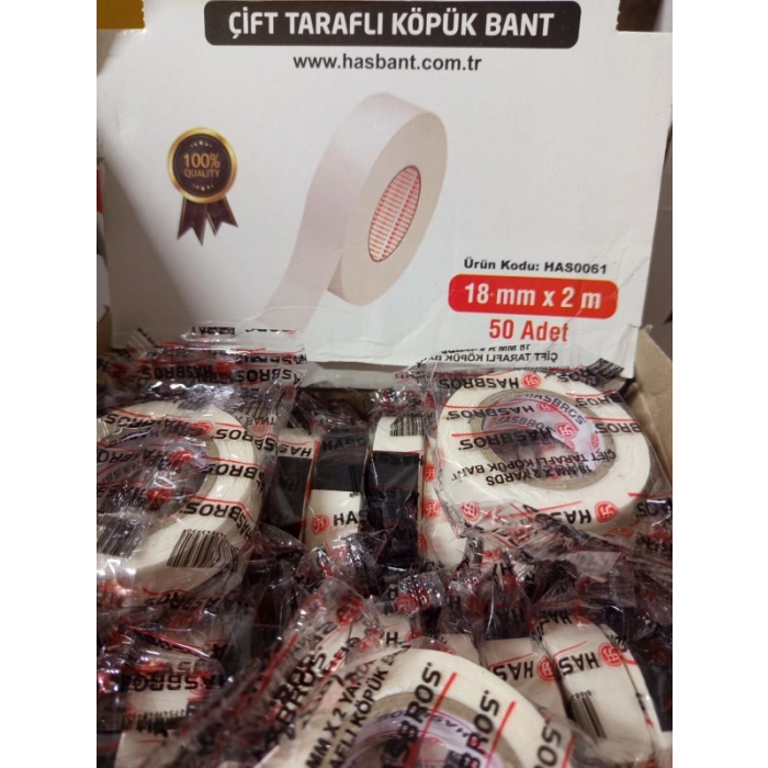 BANT 18MMx2 ÇİFT TARAFLI KÖPÜK