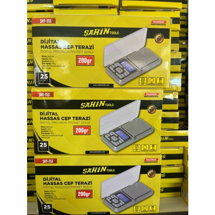 Dijital Hassas Cep Terazisi ŞHT-353