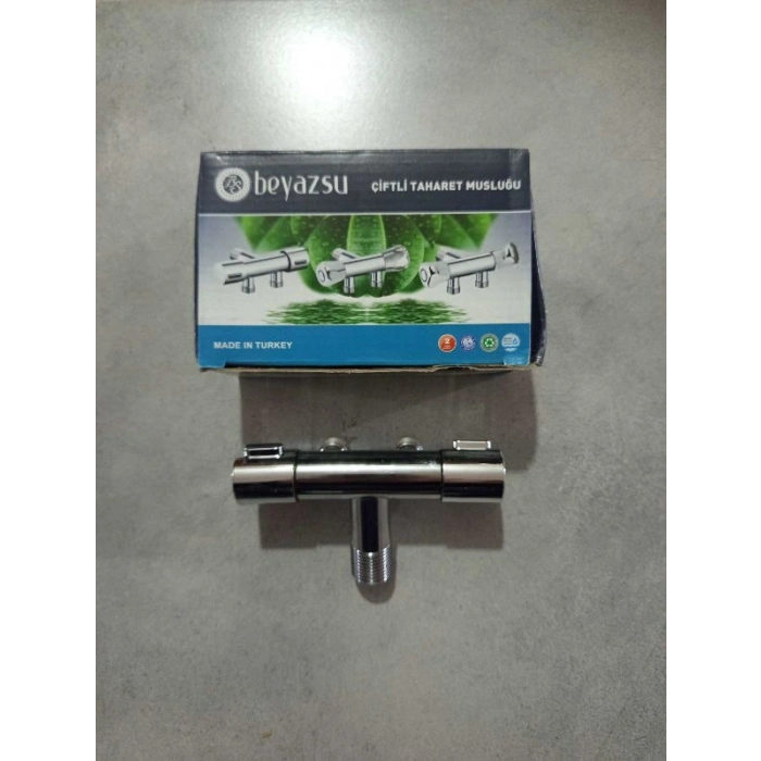 Taharet Musluğu Çift Yollu İnox