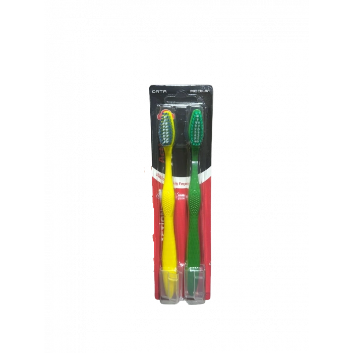 Acti Power İkili Diş Fırçası (12 Adet)