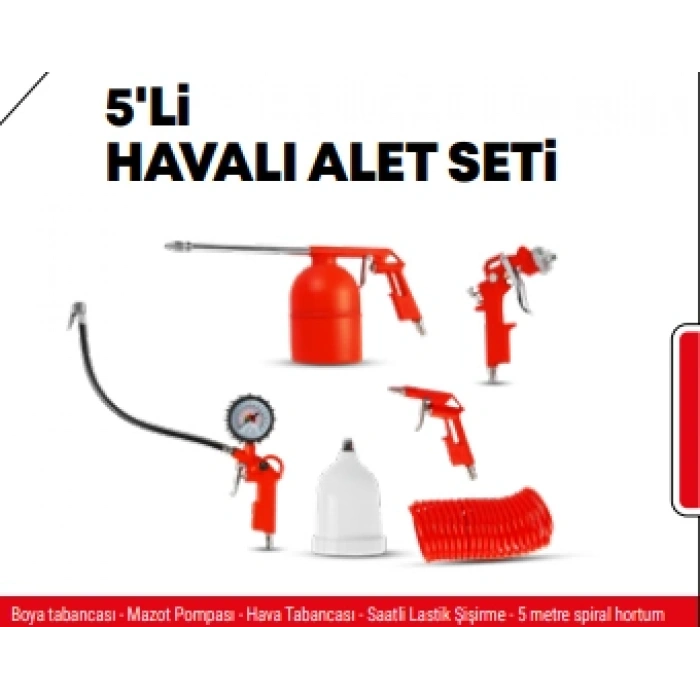 Boya Ve Hava Tabanca Seti 5 PCS STR-1012