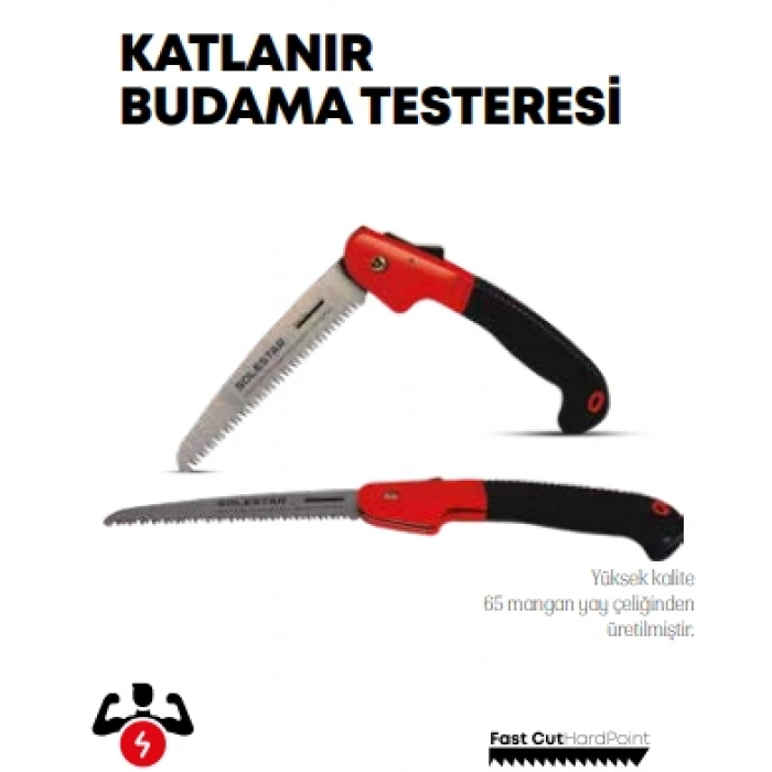 Katlanır Budama Testeresi 180MM STR-1004