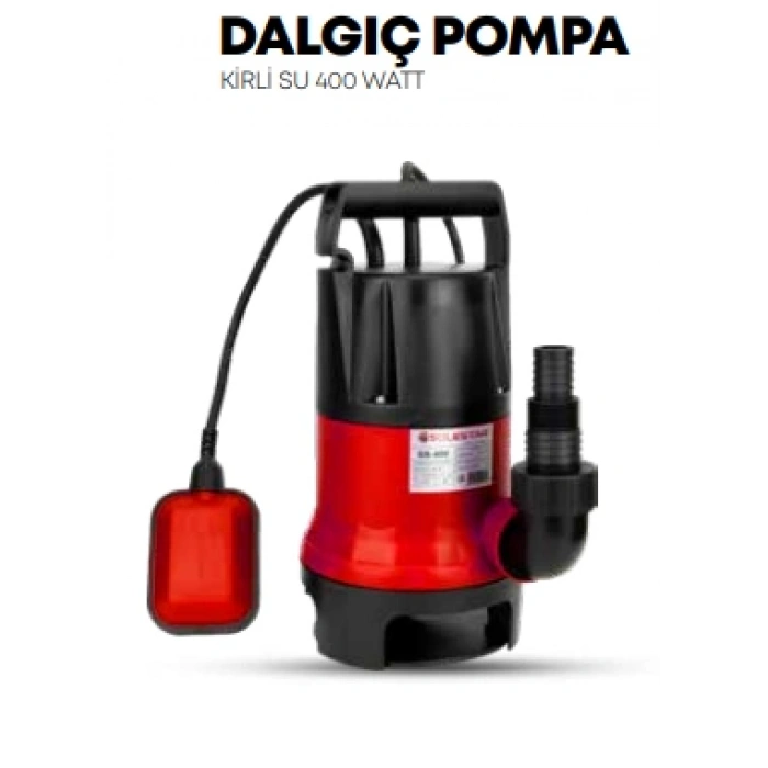 Dalgıç Pompası Kirli Su 400W STR-1701