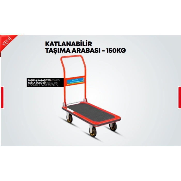 Katlanabilir Taşıma Arabası 150KG STR-2170