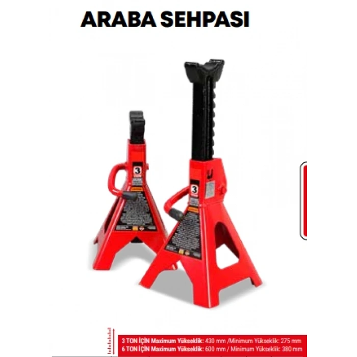 Araba Sehpası 6 Ton STR-1849