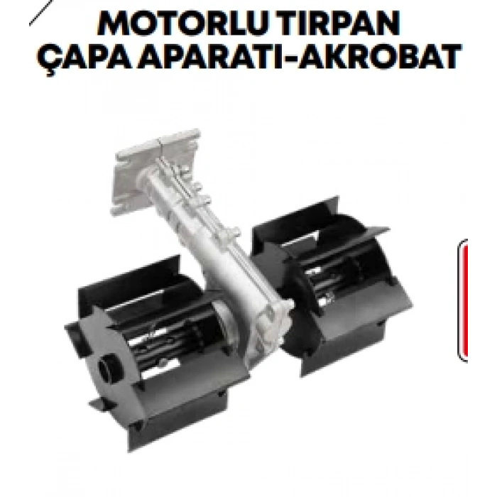 Motorlu Tırpan Çapa Aparatı Akrobat 26MM-9T STR-1898