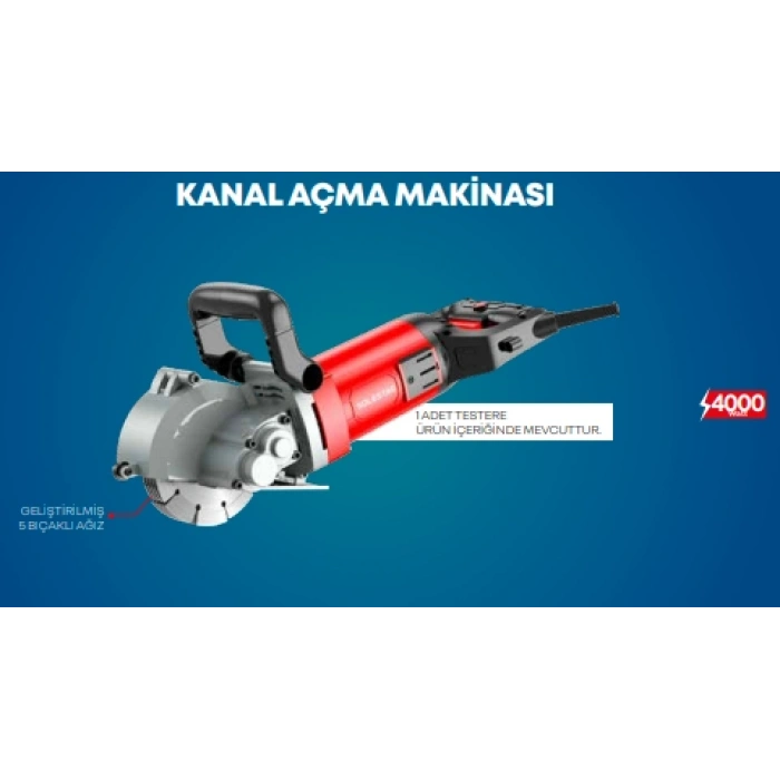 Kanal Açma Makinası 135MM 4000WATT STR-1905