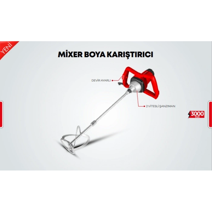 Mixer Boya Karıştırıcı STR-1966