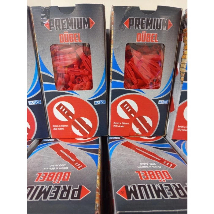 Premium Dübel 8MM (200 Adet)