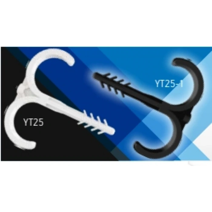 Çiftli Yere Tespit Dübeli Siyah (250 Adet)