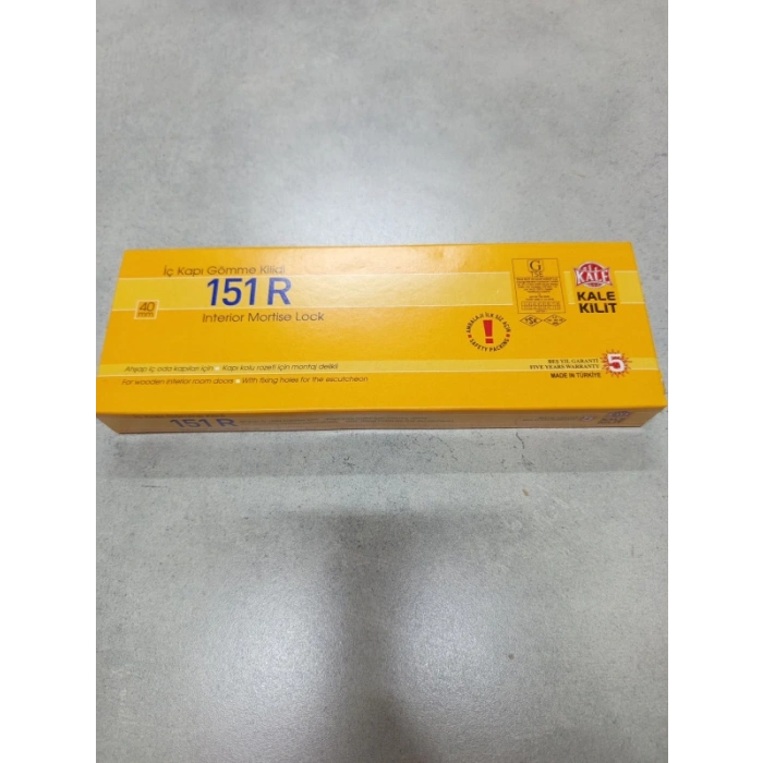 İç Kapı Gömme Kilidi 151 R Kare