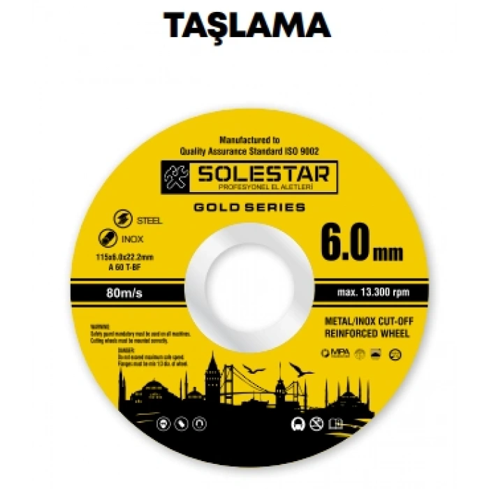 TAŞLAMA-115X6.0X22 MM STR-2027