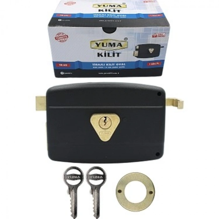 YUMA TİRAJLI KİLİT OVAL KARŞILIKSIZ 14CM