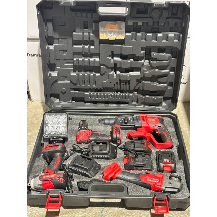 Akülü 5Li Set Projektörlü 36V 5.0AH BOZ-2506
