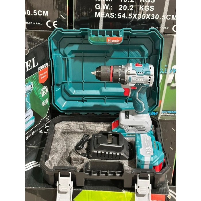 Premium Akülü Matkap 128V 4.0AH BOZ-2602
