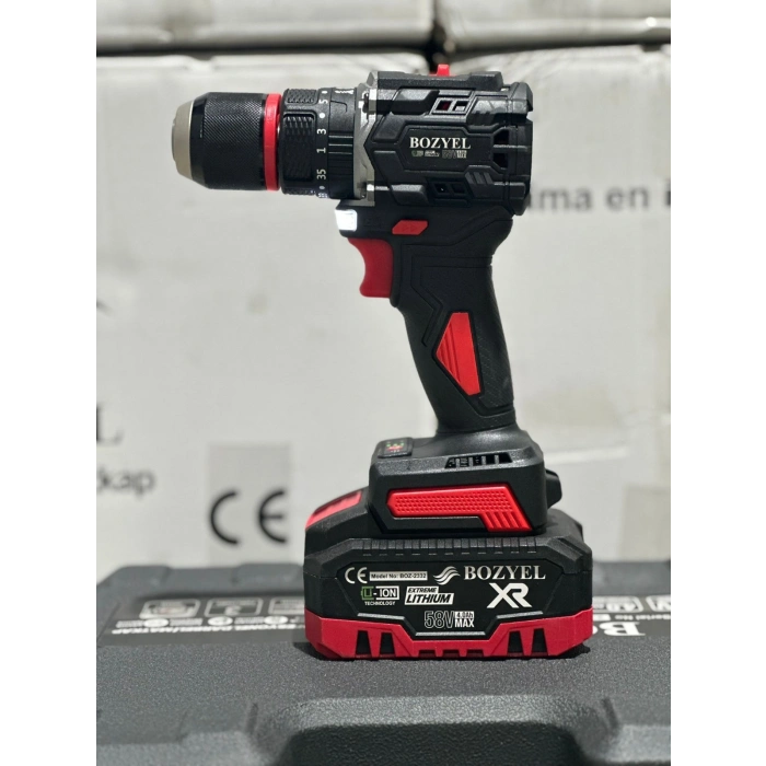 Profesyonel Akülü Matkap 58V 4.0AH 13MM BOZ-2332
