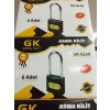 50MM Gri Uzun Asma Kilit GK-GL50