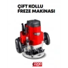 STR-1916 ÇİFT KOLLU FREZE MAKİNASI 2200 WATT 1 KOLİ:4 ADE