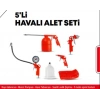 Boya Ve Hava Tabanca Seti 5 PCS STR-1012