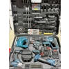 Akülü 5Li Set Dekupajlı Mavi BOZ-2507