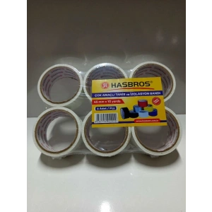 TAMİR BANDI 48MMx10M BEYAZ ÇOK AMAÇLI ASMALI HAS BANT