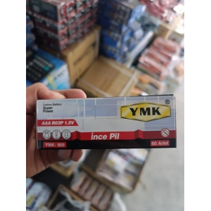 İnce Pil AAA R03P 1.5V YMK-905 pk:60ad