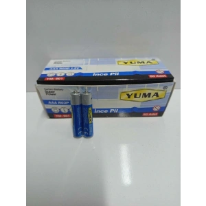 İnce Pil AAA R03P 1.5V YM-901 pk:60ad