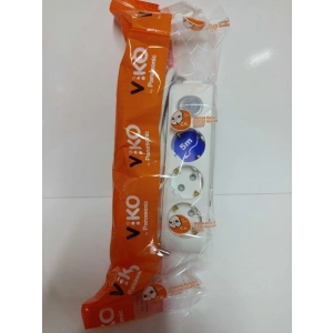 Grup Priz 3lü 5 MT Anahtarlı Ç.K VİKO