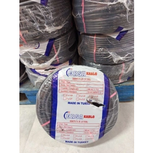 Kablo TTR 3x2,5 100MT Siyah ERSA
