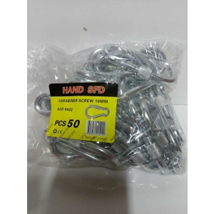 Karabina Vidalı 10MM 50 Adet