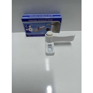 Çocuk Emniyet Kilidi Mandalı Düğmeli Beyaz