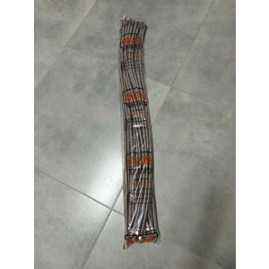 Çelik Flex Klozet 100CM Prinç Başlıklı