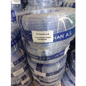 TERAZİ HORTUMU ŞEFFAF 8 MM 100MT