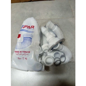 ÇİFT KAFALI ÇÖPMAK  KÖRÜKLÜ EVYE SİFONU SCP003