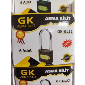 32MM Gri Uzun Asma Kilit SLD-GL32