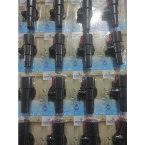 İNOX TAHARET MUSLUĞU SİYAH AÇ KAPA VAKUMLU VKM 16 AD