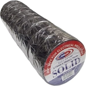 Siyah Elektrik Bandı Solid