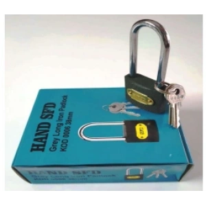 Gri Uzun Asma Kilit 63MM