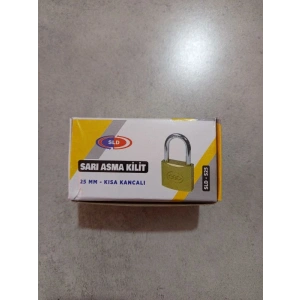 SOLİD SLD-S25 25MM SARI ASMA KİLİT