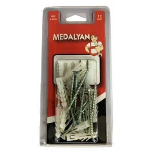 DL-33 3.5X50 DUBELLİ VİDA (MEDALYAN SET)  PK:24