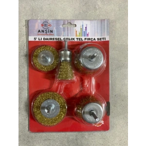 5li Küp Fırça Seti ANŞİN