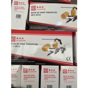 BOYA VE HAVA TABANCA SETİ 5 PARÇA BHD00243