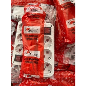 ÖNDER 3 LÜ UZATMA 3MT ANAHTARLI