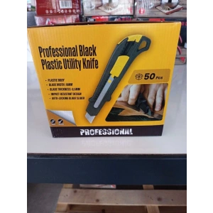 Plastik Maket Bıçağı Profesyonel Siyah KUP8208