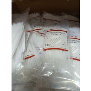 CIRTLI BEYAZ PLASTİK KELEPÇE 2.50X150MM STR-2052